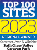 Practical Caravan Top 100 Caravan Sites 2023 Regional Winner & Practical Motorhome Top 100 Sites 2023 Regional Winner