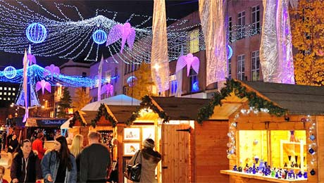 Visit Bristol Christmas Markets from Bath Chew Valley Caravan Park, Somerset