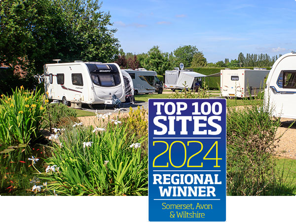 UK's TOP 100 caravan sites award 2024