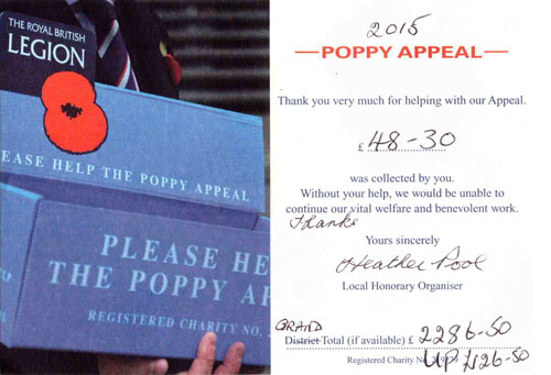 Poppy Appeal 2015