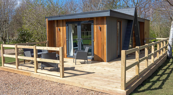Adult only glamping lodge at Chew Valley, Somerset