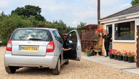 motorhomers might prefer to explore the lanes around the mendip hills with the park's own hire car